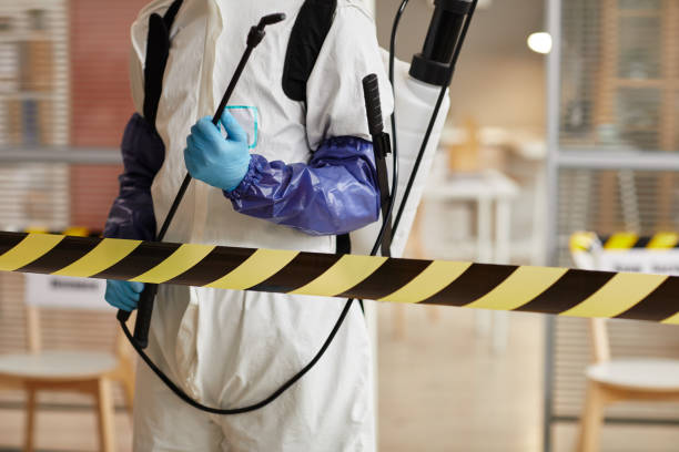 Professional Biohazard Cleanup technician working in Birnamwood, WI